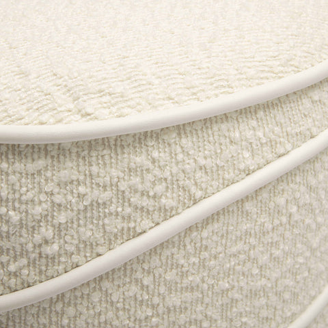 Nero Cream Boucle Ottoman Model: TOV-OC68985