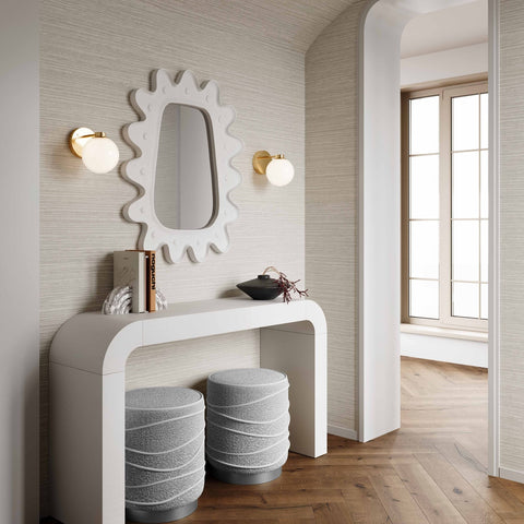 Nero Grey Boucle Ottoman Model: TOV-OC68986