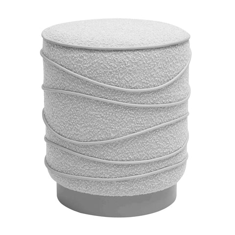 Nero Grey Boucle Ottoman Model: TOV-OC68986