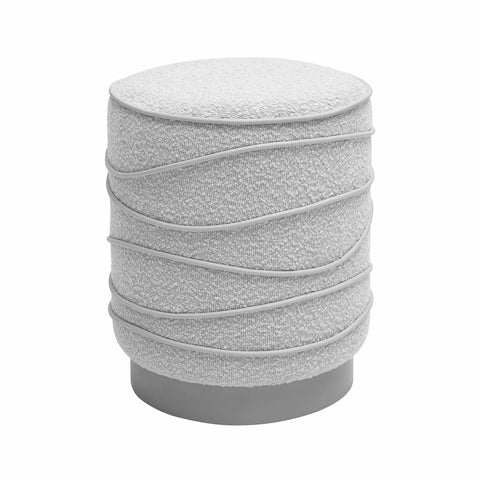 Nero Grey Boucle Ottoman Model: TOV-OC68986