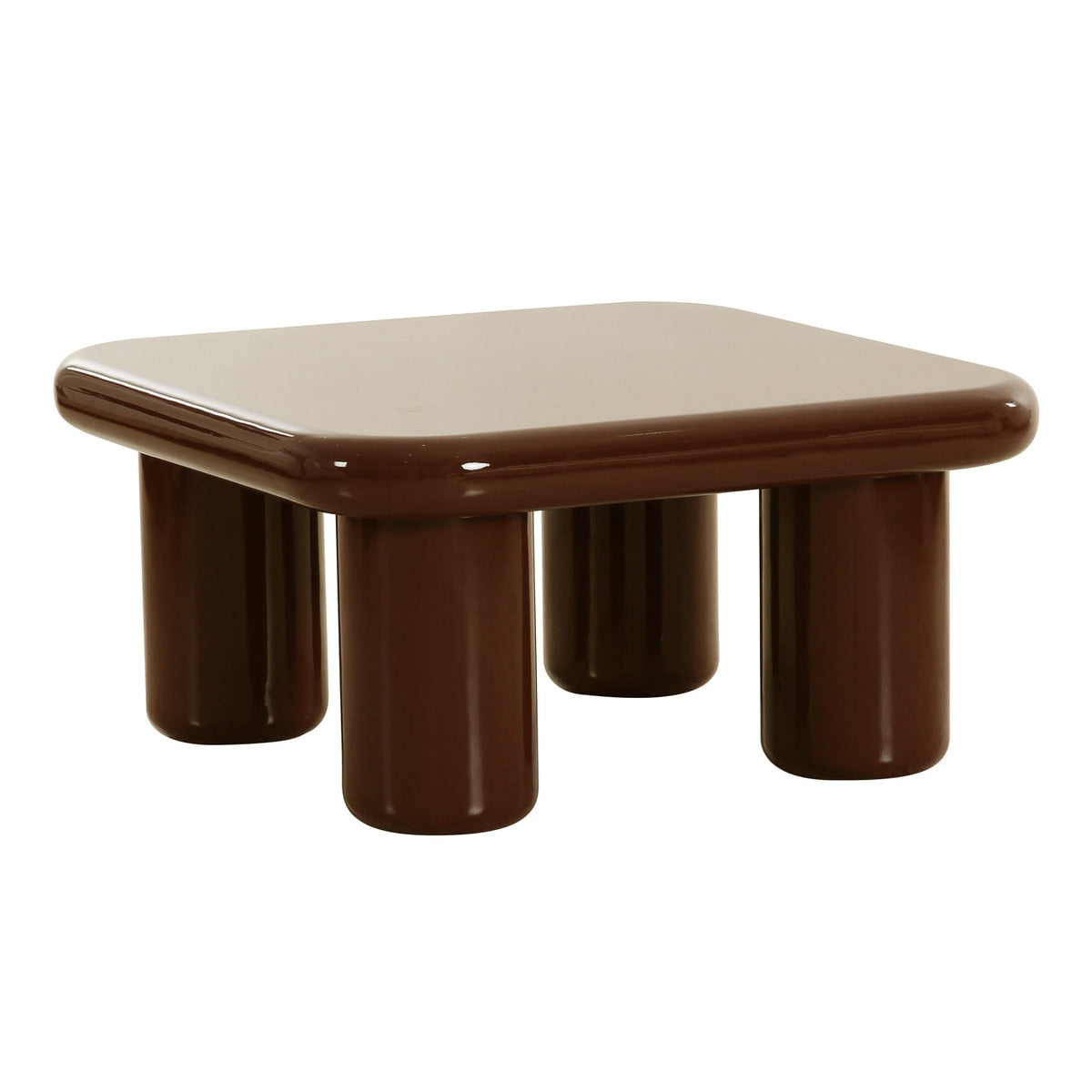 Memphis Chocolate Brown Coffee Table Model: TOV-OC68995