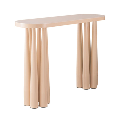 Titan Peach Rose Glossy Console Table Model: TOV-OC69000
