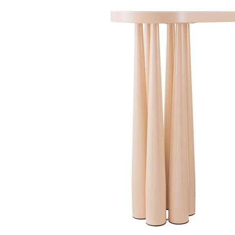 Titan Peach Rose Glossy Console Table Model: TOV-OC69000