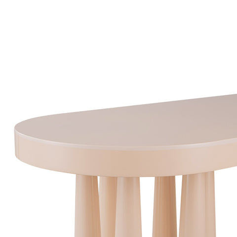 Titan Peach Rose Glossy Console Table Model: TOV-OC69000