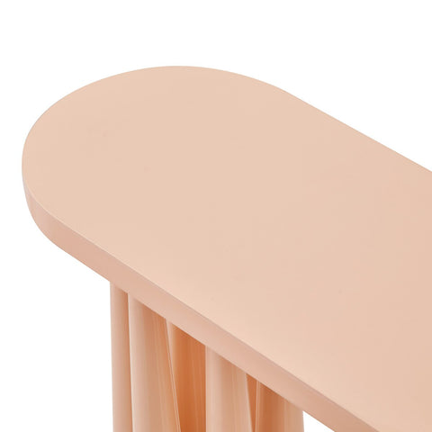 Titan Peach Rose Glossy Console Table Model: TOV-OC69000
