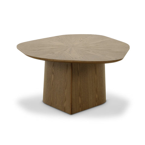Roche Brown Ash Geometric Coffee Table Model: TOV-OC69088