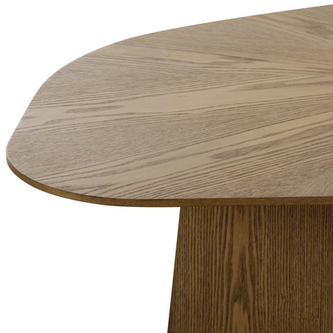 Roche Brown Ash Geometric Coffee Table Model: TOV-OC69088