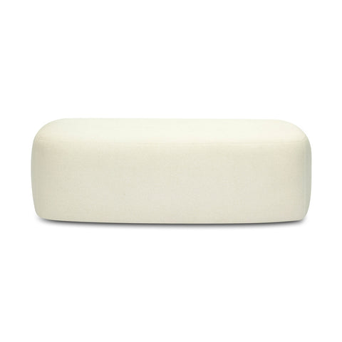 Graceland Cream Faux Mohair Bench Model: TOV-OC69114