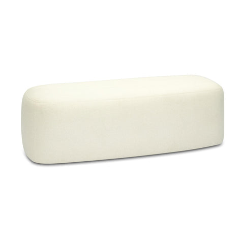 Graceland Cream Faux Mohair Bench Model: TOV-OC69114
