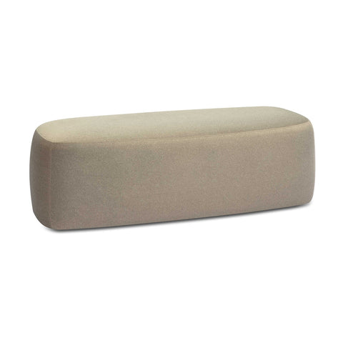 Graceland Taupe Faux Mohair Bench Model: TOV-OC69115