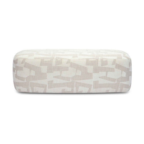 Graceland Cream Jacquard Bench Model: TOV-OC69116