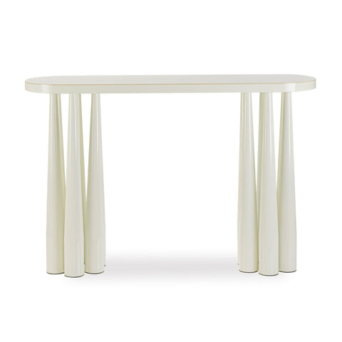 Titan Cream Glossy Console Table Model: TOV-OC69122