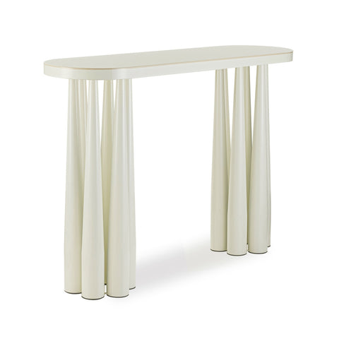 Titan Cream Glossy Console Table Model: TOV-OC69122