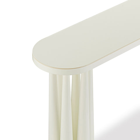 Titan Cream Glossy Console Table Model: TOV-OC69122