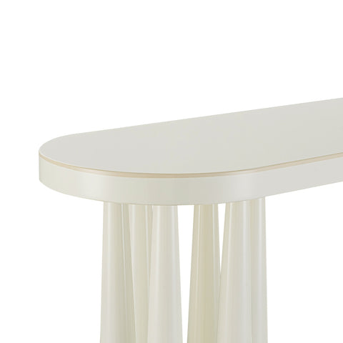 Titan Cream Glossy Console Table Model: TOV-OC69122