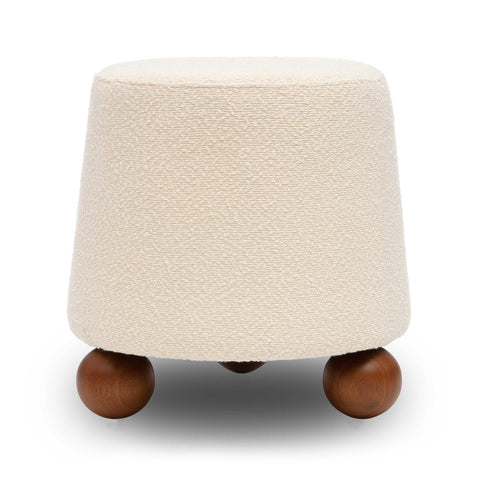 Jaine Cream Boucle Stool Model: TOV-OC69149