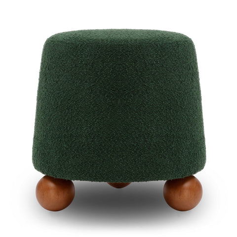 Jaine Forest Green Boucle Stool Model: TOV-OC69150
