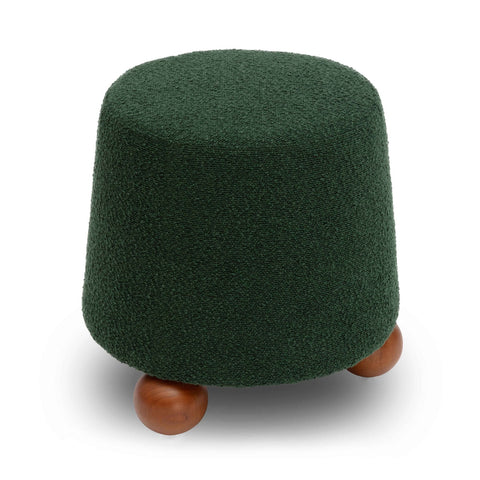 Jaine Forest Green Boucle Stool Model: TOV-OC69150