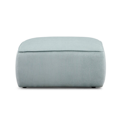 Travie Light Green Performance Corduroy Velvet Ottoman Model: TOV-OC69182