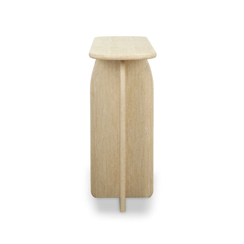 Clementine Faux Travertine Console Table Model: TOV-OC69198