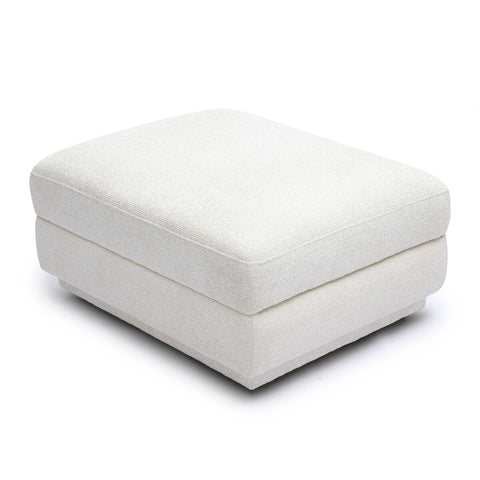 Perry Cream Chenille Modular Ottoman Model: TOV-OC69218