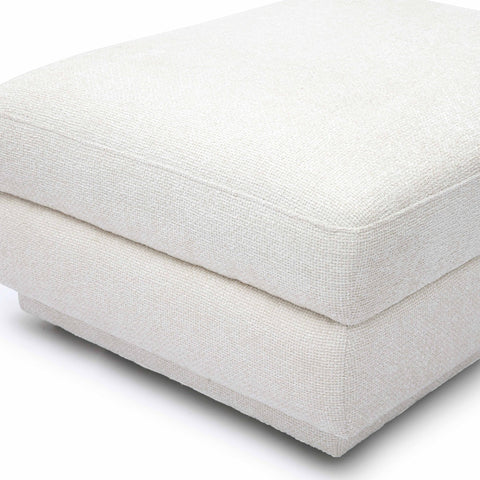 Perry Cream Chenille Modular Ottoman Model: TOV-OC69218