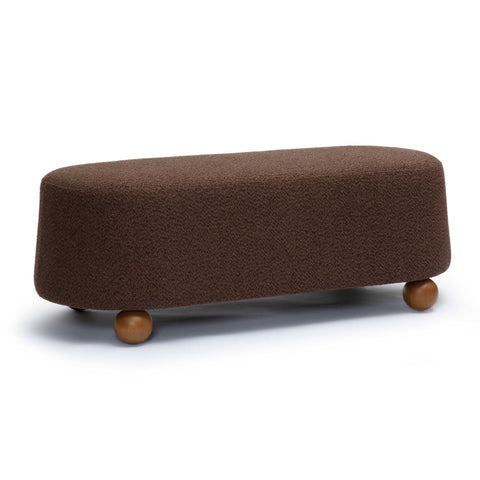 Jaine Brown Boucle Large Ottoman Model: TOV-OC69228