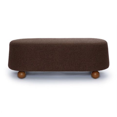 Jaine Brown Boucle Large Ottoman Model: TOV-OC69228