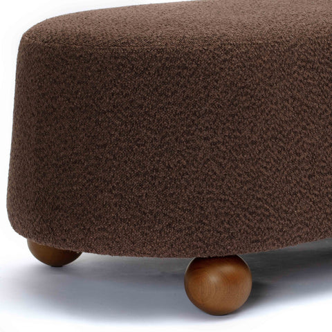 Jaine Brown Boucle Large Ottoman Model: TOV-OC69228