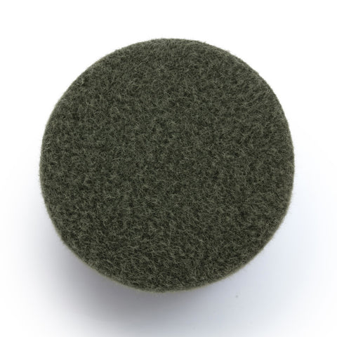 Jaine Forest Green Loose Mohair Ottoman Model: TOV-OC69231