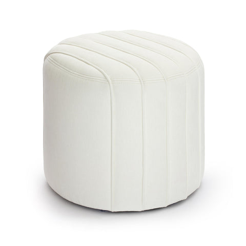Pouch Cream Chenille Ottoman Model: TOV-OC69233