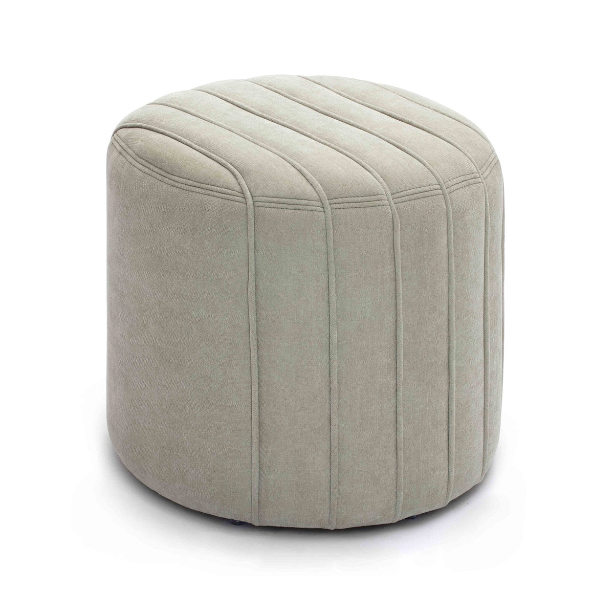 Pouch Mint Green Chenille Ottoman Model: TOV-OC69234