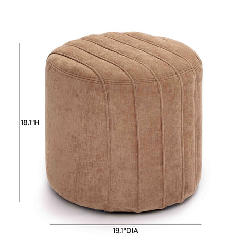 Pouch Rust Chenille Ottoman Model: TOV-OC69235
