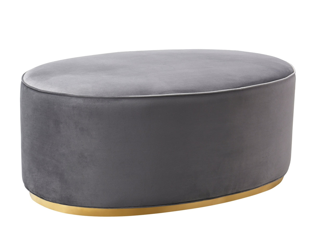 Scarlett Grey Ottoman Model: TOV-OC7225