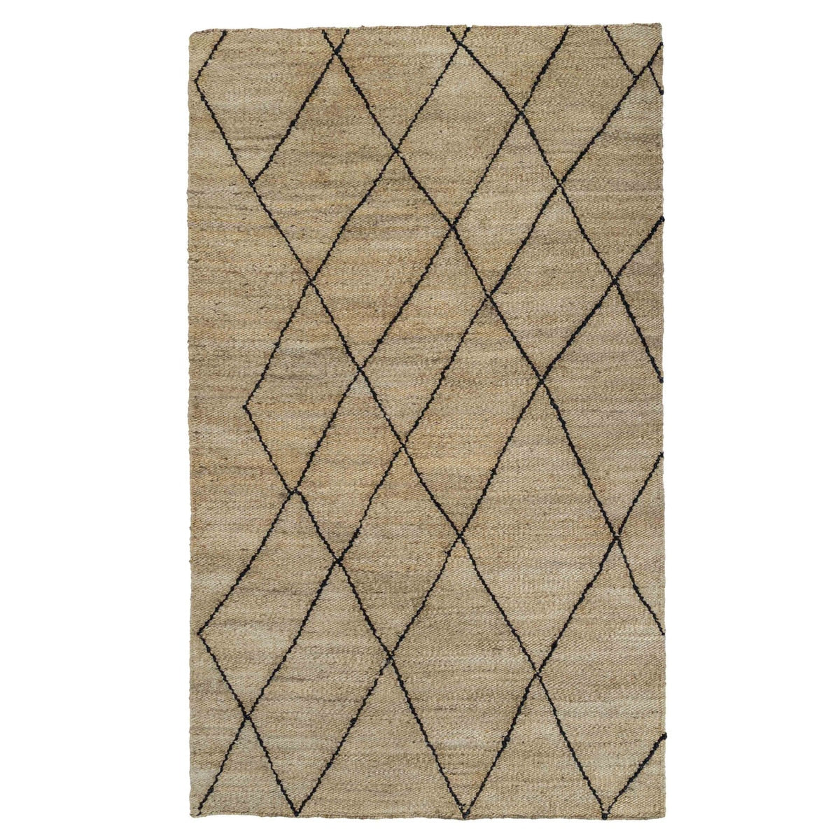 Crosshatch Natural 5' x 8' Area Rug Model: TOV-R18496