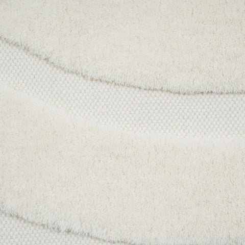 Loop White 5' x 8' Area Rug Model: TOV-R18545