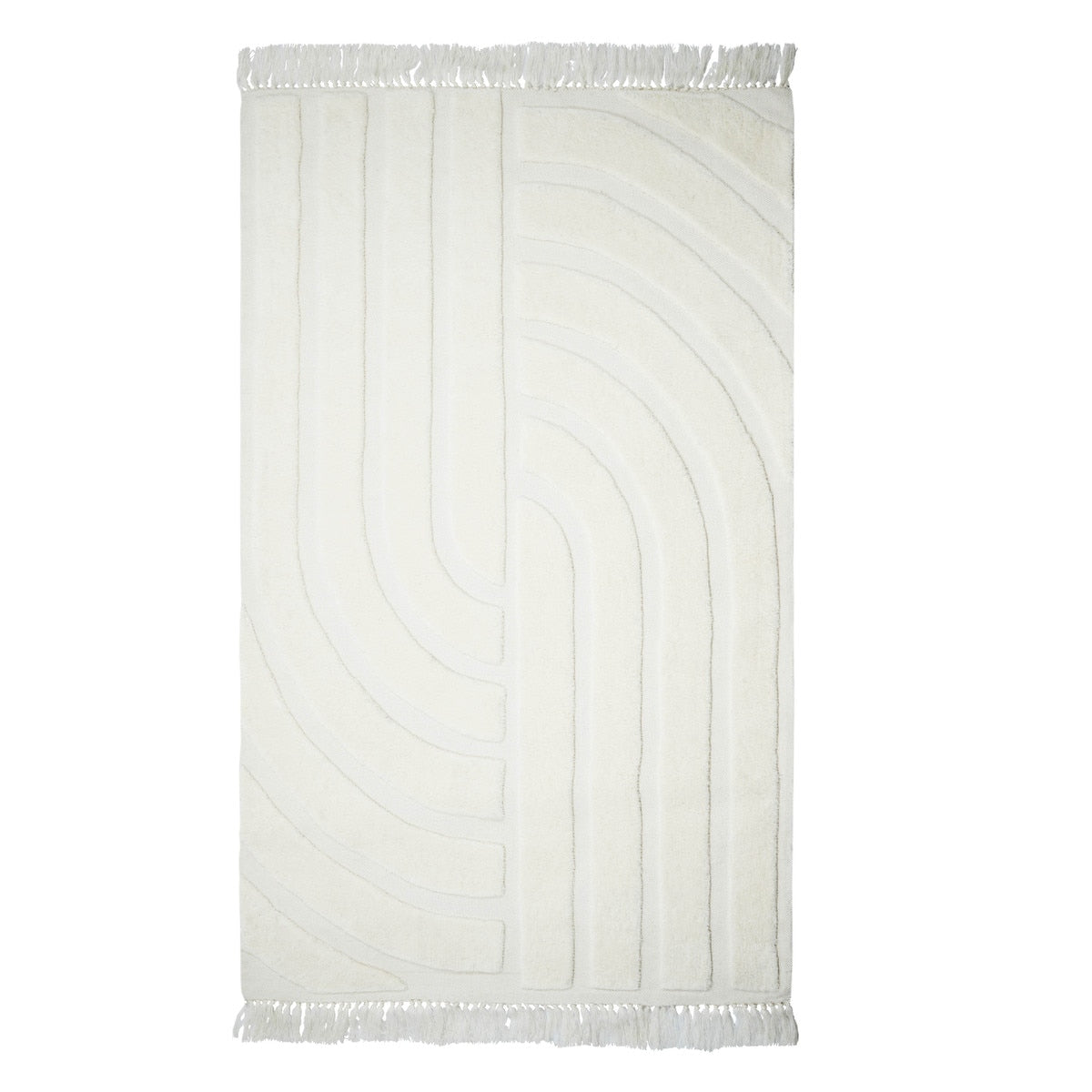 Loop White 8' x 10' Area Rug Model: TOV-R18546