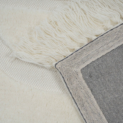 Loop White 8' x 10' Area Rug Model: TOV-R18546