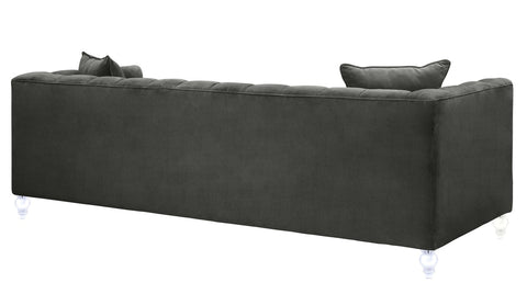 Bea Grey Velvet Sofa Model: TOV-S100