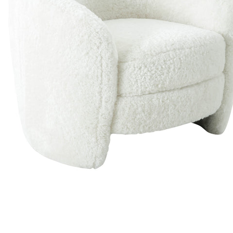 Dakota Faux Shearling Armchair Model: TOV-S44136