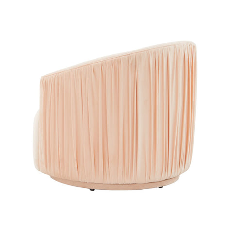 London Pesce Pleated Swivel Chair Model: TOV-S44154