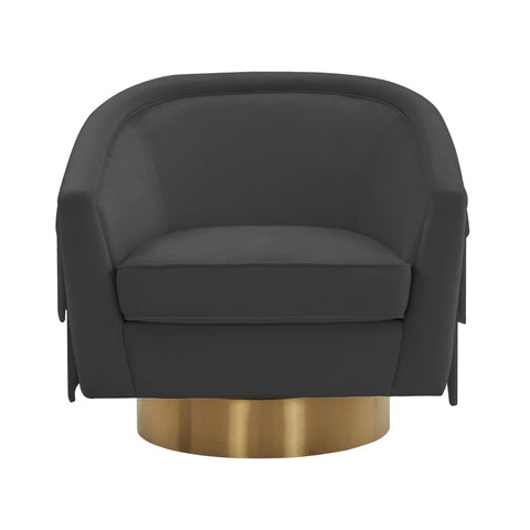 Flapper Black Swivel Chair Model: TOV-S44196