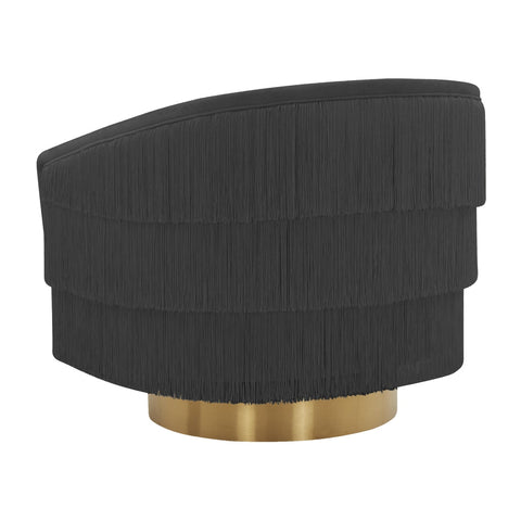 Flapper Black Swivel Chair Model: TOV-S44196