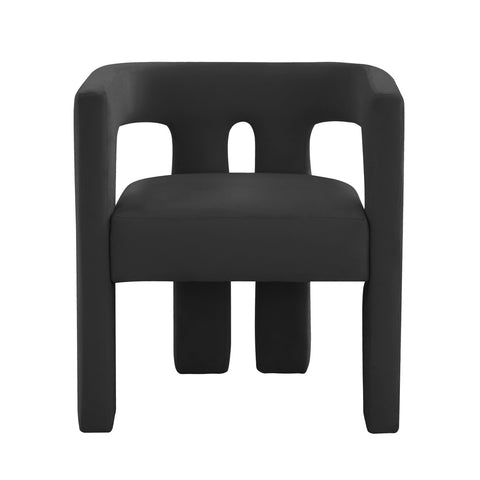 Sloane Black Velvet Chair Model: TOV-S44197
