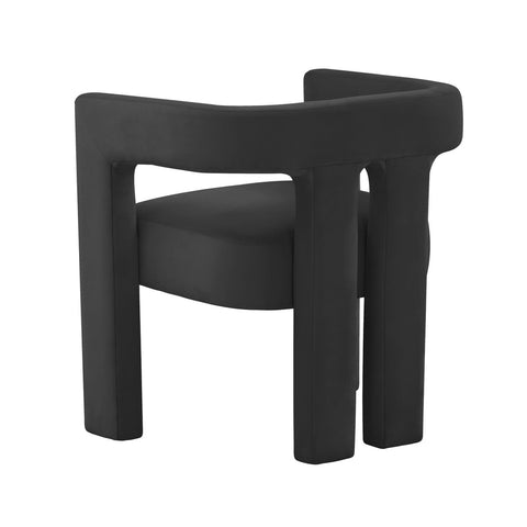 Sloane Black Velvet Chair Model: TOV-S44197
