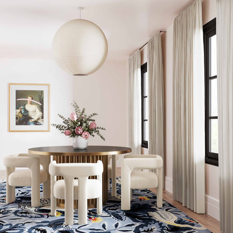 Sloane Cream Velvet Chair Model: TOV-S44198