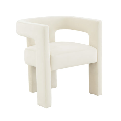 Sloane Cream Velvet Chair Model: TOV-S44198