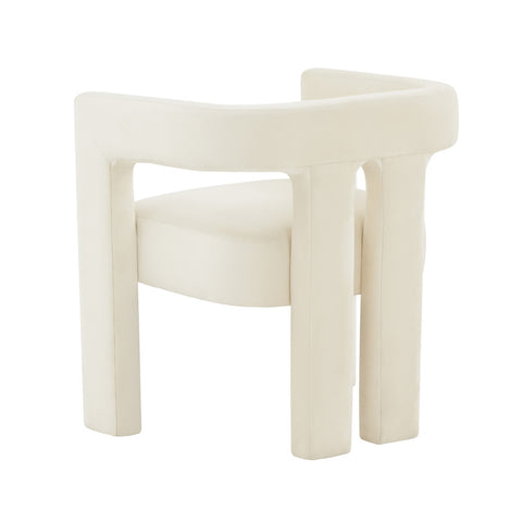 Sloane Cream Velvet Chair Model: TOV-S44198