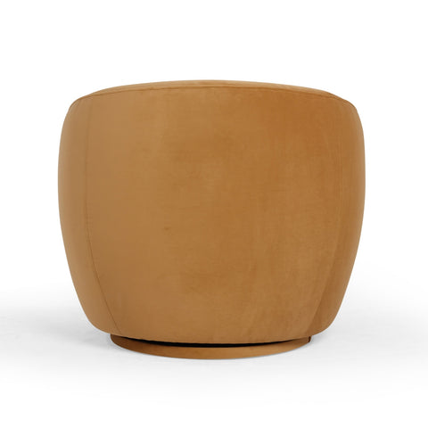 Jordan Tan Velvet Swivel Chair Model: TOV-S54369