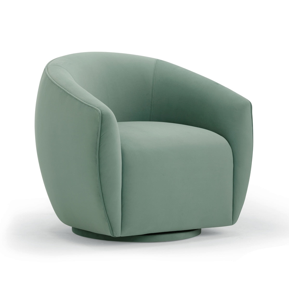 Jordan Sea Blue Velvet Swivel Chair Model: TOV-S54372